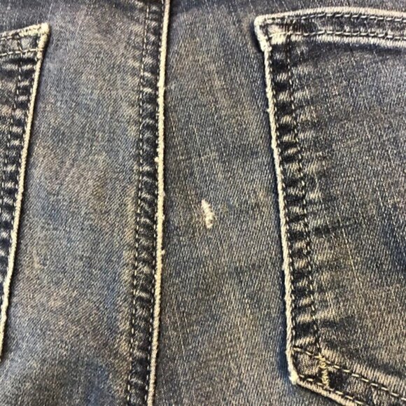 Pilcro & the Letterpress Skinny Jeans 28 Dark Wash Anthropologie - Picture 7 of 8